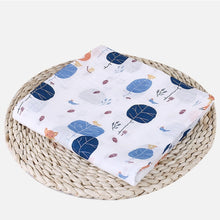 Load image into Gallery viewer, 1Pc Muslin 100% Cotton Baby Swaddles Soft Newborn Blankets Bath Gauze Infant Wrap sleepsack Stroller cover Play Mat