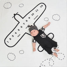 Load image into Gallery viewer, Infant Baby Milestone Blanket Photo Photography Prop Blankets Backdrop Cloth Calendar Bebe Boy Girl Photo Accessories 100x100cm