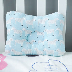 Muslinlife Head Protection Cushion Pillow Newborn Baby Kids Pillows Animal Printed Cotton Kids Pillow Sleep Positioner Dropship