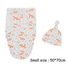 Load image into Gallery viewer, 2Pcs/Set Muslin Baby Swaddle Diaper 100% Cotton Infant Newborn Thin Baby Wrap Envelope Swaddling Swaddleme Sleep Bag Sleepsack