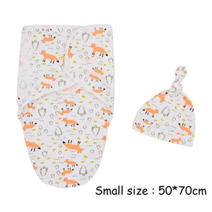 2Pcs/Set Muslin Baby Swaddle Diaper 100% Cotton Infant Newborn Thin Baby Wrap Envelope Swaddling Swaddleme Sleep Bag Sleepsack