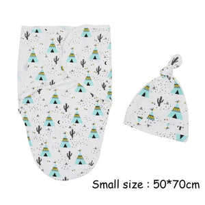 2Pcs/Set Muslin Baby Swaddle Diaper 100% Cotton Infant Newborn Thin Baby Wrap Envelope Swaddling Swaddleme Sleep Bag Sleepsack