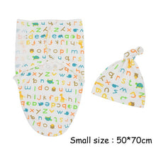 Load image into Gallery viewer, 2Pcs/Set Muslin Baby Swaddle Diaper 100% Cotton Infant Newborn Thin Baby Wrap Envelope Swaddling Swaddleme Sleep Bag Sleepsack