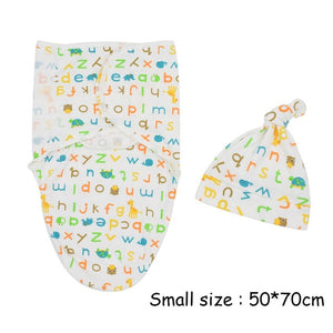 2Pcs/Set Muslin Baby Swaddle Diaper 100% Cotton Infant Newborn Thin Baby Wrap Envelope Swaddling Swaddleme Sleep Bag Sleepsack