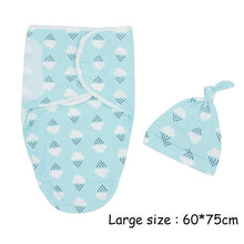 Load image into Gallery viewer, 2Pcs/Set Muslin Baby Swaddle Diaper 100% Cotton Infant Newborn Thin Baby Wrap Envelope Swaddling Swaddleme Sleep Bag Sleepsack