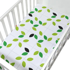 100% Cotton Crib Fitted Sheet Soft Breathable Baby Bed Mattress Cover Cartoon Newborn Bedding For Cot Size 130*70cm/105*60