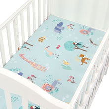 Load image into Gallery viewer, 100% Cotton Crib Fitted Sheet Soft Breathable Baby Bed Mattress Cover Cartoon Newborn Bedding For Cot Size 130*70cm/105*60