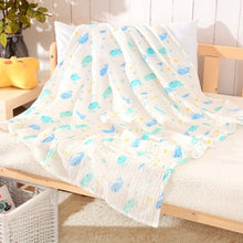 Load image into Gallery viewer, 1Pc Muslin 100% Cotton Baby Swaddles Soft Newborn Blankets Bath Gauze Infant Wrap Sleepsack Stroller Cover Play Mat Baby Deken