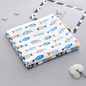 1Pc Muslin 100% Cotton Baby Swaddles Soft Newborn Blankets Bath Gauze Infant Wrap Sleepsack Stroller Cover Play Mat Baby Deken