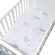 Load image into Gallery viewer, 130cm*70cm 100% Cotton Crib Fitted Sheets Soft Baby Bed Mattress Covers Printed Newborn Infant Bedding Set Kids Mini Cot Sheet