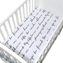 Load image into Gallery viewer, 130cm*70cm 100% Cotton Crib Fitted Sheets Soft Baby Bed Mattress Covers Printed Newborn Infant Bedding Set Kids Mini Cot Sheet