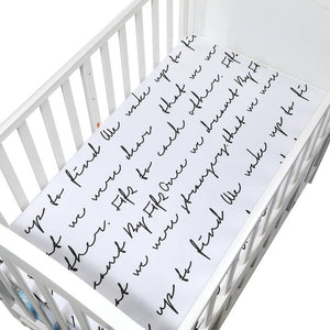 130cm*70cm 100% Cotton Crib Fitted Sheets Soft Baby Bed Mattress Covers Printed Newborn Infant Bedding Set Kids Mini Cot Sheet