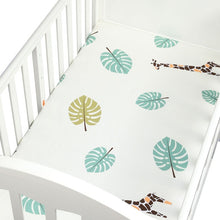 Load image into Gallery viewer, 130cm*70cm 100% Cotton Crib Fitted Sheets Soft Baby Bed Mattress Covers Printed Newborn Infant Bedding Set Kids Mini Cot Sheet