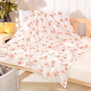 1Pc Muslin 100% Cotton Baby Swaddles Soft Newborn Blankets Bath Gauze Infant Wrap Sleepsack Stroller Cover Play Mat Baby Deken